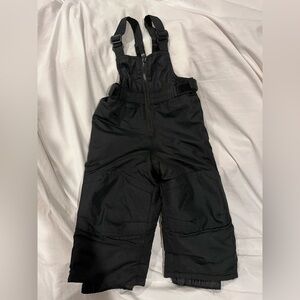 Cat & Jack Black Snow Bibs